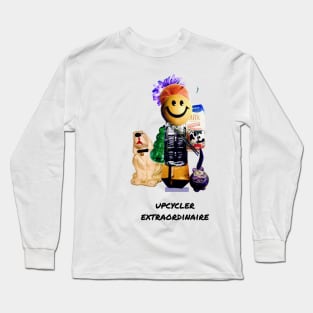 Upcycler Extraordinaire - Found Object Art Long Sleeve T-Shirt